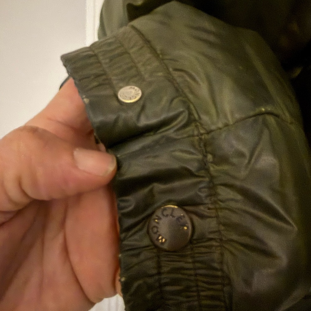Moncler Men's Olive Puffer Jacket sz 3 M/L - Picture 9 of 10